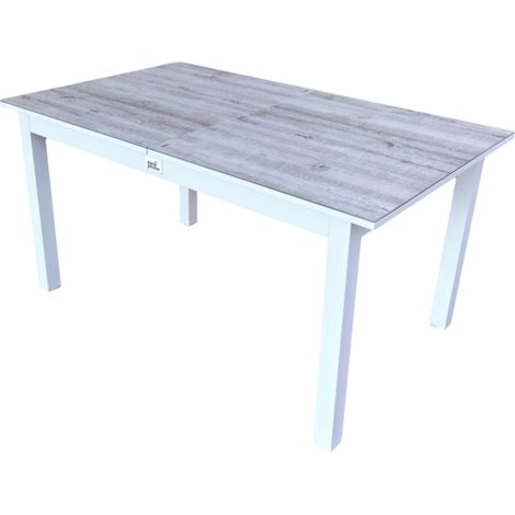 tavolo da esterno allungabile eurogarden in alluminio grigio 210/150x90x75 cm