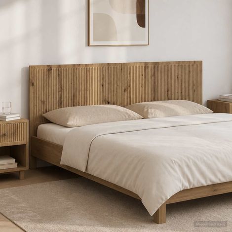 vidaXL Tête de lit murale EDE Chêne artisanal Bois d'ingénierie (1/5)