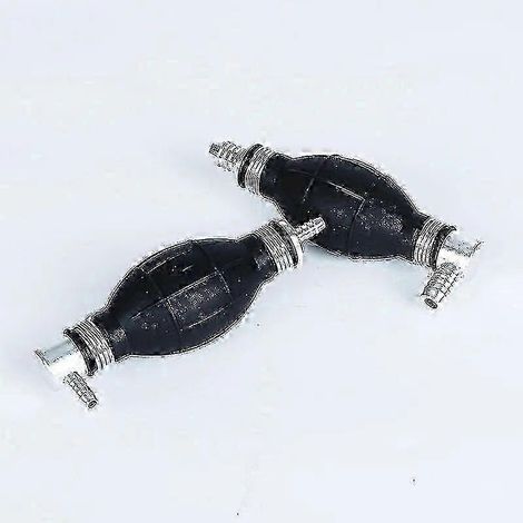 Pompe à carburant manuelle de qualité 6 mm/8 mm/10 mm/12 mm avec tuyau en caoutchouc et aluminium pour transfert de carburant diesel, huile et essence, pour voiture, bateau ou moteur hors-bord. (1/3)