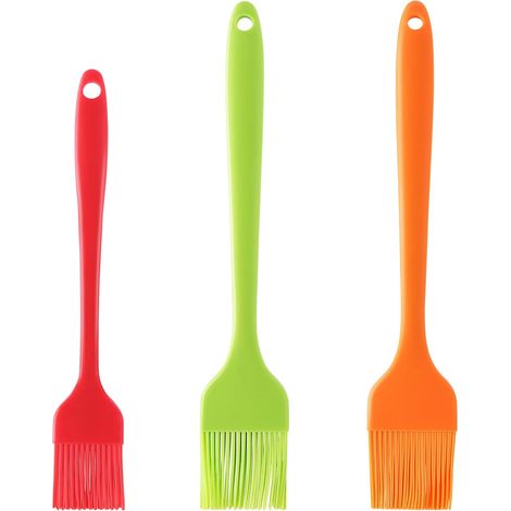 Il segreto: un pennello da cucina in silicone atossico, un utensile multifunzionale resistente al calore per grigliare, facile da pulire. (1/5)