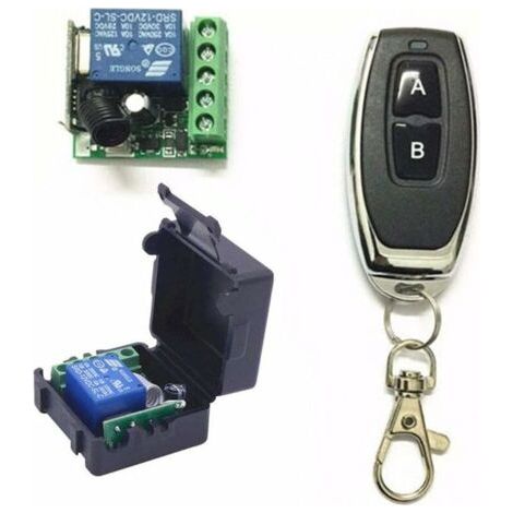 Alovez - Commutateur A Distance Sans Fil 433Mhz Dc 12V 1Ch, Avec Telecommandes De Transmetteur Rf, 1Pc (1/5)