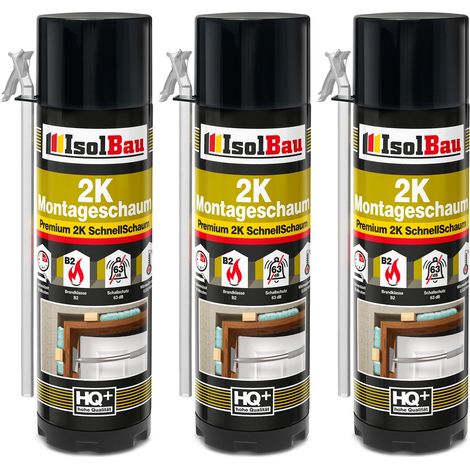 IsolBau 2-Komponenten-Montageschaum 2K 3 x 400 ml (1/5)