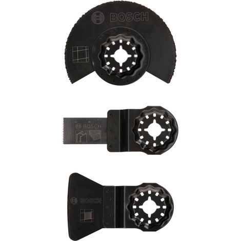 Multitool accessory set 3-piece Bosch Accessories PMF 2607017324 1 Set