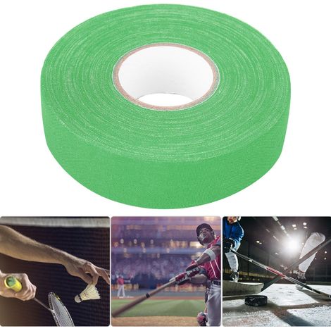 Ruban de protection pour crosse de hockey, manchon durable pour sports de raquette, bande de sécurité verte