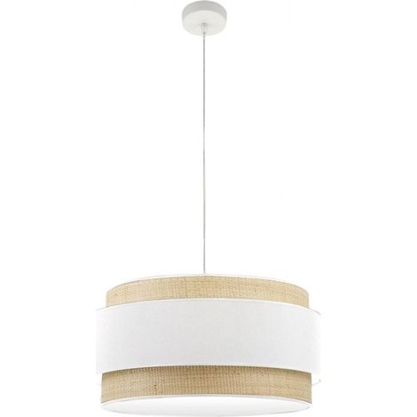 Suspension Kandy 3xe27 Naturel/blanc Regx60x60 Cm (1/2)