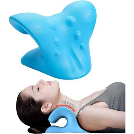 Neck massager, cloudy neck, high-quality massage for neck pain, portable cervical traction device promoting blood circulation, cervical stretcher promoting (1/4)