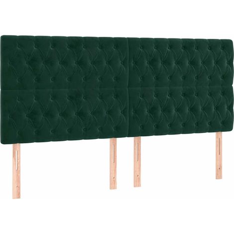 Maison Exclusive - Cabecero Terciopelo Verde Oscuro 180x7x118/128 (1/5)