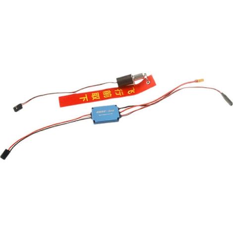 CRRC PRO 3S 4,8V-20V elektronischer Schalter für Flugzeuge unter 50ccm (blau) (1/5)