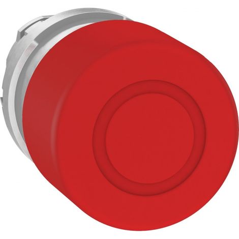 Harmony XB4 - tête bouton arrêt urgence - Ø30 - pousser tirer - rouge - ZB4BT844 (1/2)