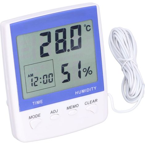 Thermomètre numérique, durabilité supérieure, données précises, lectures claires, thermomètre à hygromètre (1/5)