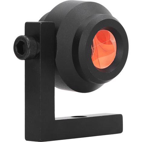 Prisme à angle droit avec support en L, mesure 90 degrés, double face en verre optique réfléchissant pour instruments de précision (1/5)