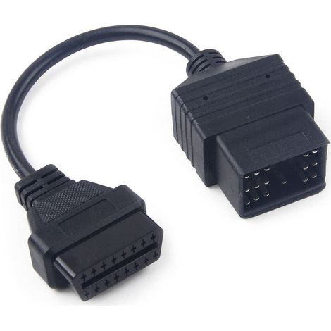 17Pin OBD1 a 16Pin OBD2 Cable Diagnostico compatible con Toyota OBDII conector adaptador (1/5)