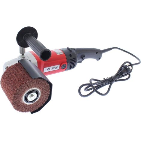 Varan Motors – Satineuse 1400W NEDMP01 – Vitesse 500-3000rpm – Rouleau 120mm pour inox et métal – 6 vitesses avec régulation constante (1/5)