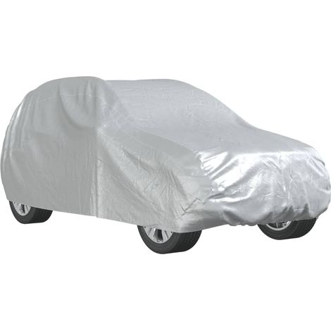 Housse de voiture SUV avec sangles à boucle complète argenté M CFW171754 (1/5)
