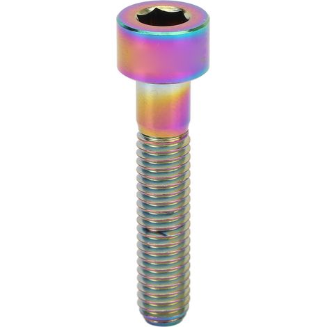 Boulon de fixation M6x30mm en alliage de titane pour cintre de vélo, vis de serrage étincelante pour réparation. (1/5)