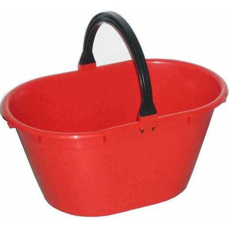 Panier Ovale Manche Plastique L 20 Ics
