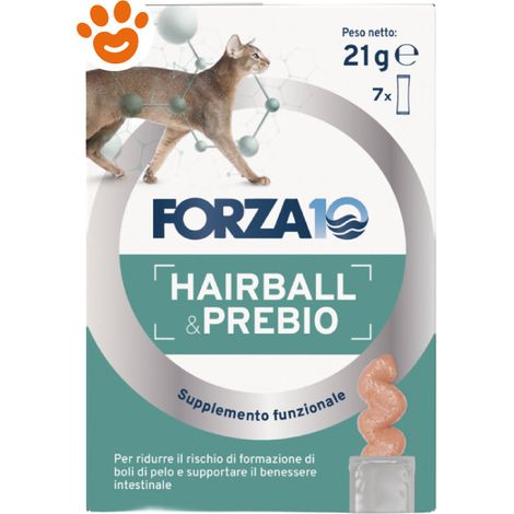 Forza10 Cat Hairball&Prebio - Confezione 7×3 Gr -
