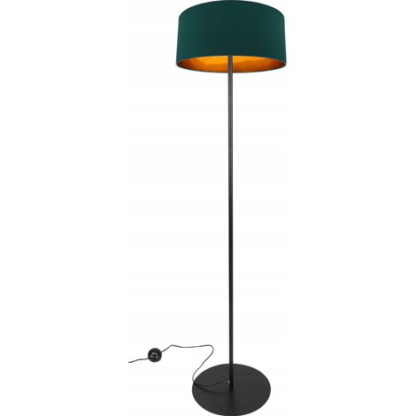LAMPADA DA TERRA, PARALUME DORATO, moderna (1/5)