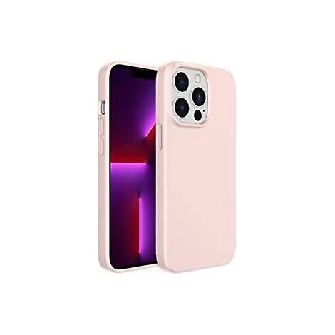 (Pinke) Silikonhülle für iPhone 13 Pro (6,1 Zoll), seidig-weiche Rundumschutzhülle mit Mikrofaserfutter (1/5)