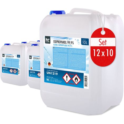 Höfer Chemie Alcool isopropylique 99,9 % Höfer Chemie® en bidon de 10 L 120 l (en)