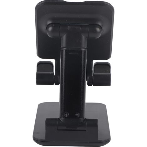 Support téléphone réglable en hauteur et angle, support de bureau pliable en alliage d'aluminium pour une vie mains libres confortable. (1/5)