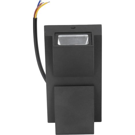 Wasserdichte 12-W-Außenwandleuchte mit zwei LED-Leuchtköpfen für Flur, Balkon, Garten, Treppenhaus, moderne Dekoration, Wechselspannung 85–265 V (1/5)