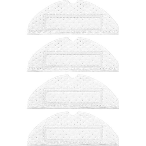 Replacement cleaning cloths for T7S/T7S Plus robot sweeper (1/4)