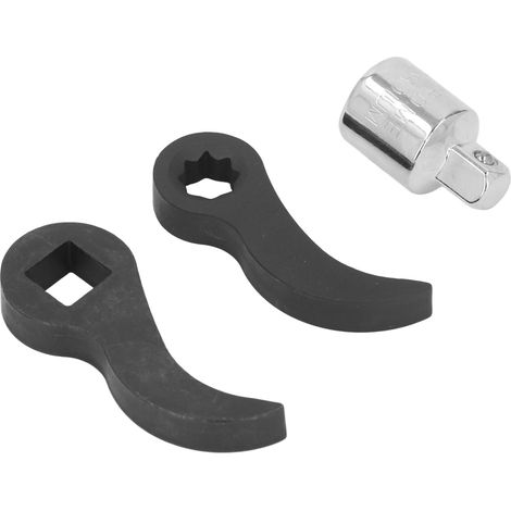 Stück 3/8"-Stern- und 1/2"-Vierkant-Wagenheberadapterköpfe zum Anheben und Anfahren, Werkzeuge zum Entfernen der Halbwelle, Brechstangenspitze (1/5)