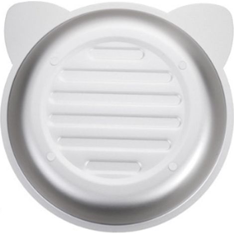 Lit en aluminium pour chat, confortable, mignon, en forme d'oreille ronde, refroidissement pour animaux de compagnie, fournitures, Version rayée (1/5)