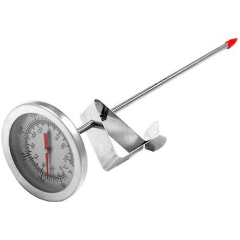 Thermomètre à Viande, Thermomètre à Huile de Friture avec Clip de Pot Cuisson Bonbons Bougie Fabrication Cadran Thermomètre Mécanique (1/4)
