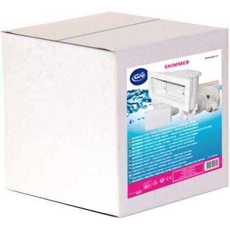 GRE – Ensemble skimmer grande ouverture 34.5cm x 19cm – Buse de refoulement pour piscine – Circulation efficace de l'eau (1/2)