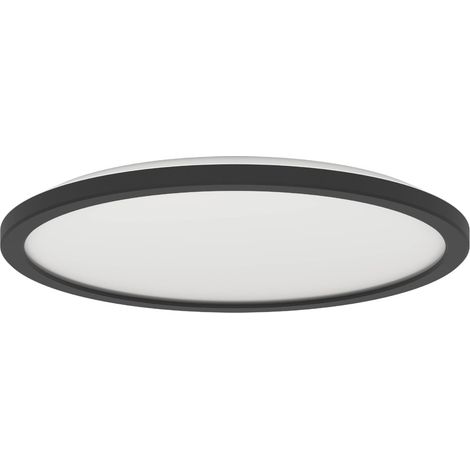 Eglo Deckenleuchte Rovito-R schwarz Ø 39 cm Deckenlampen & Kronleuchter