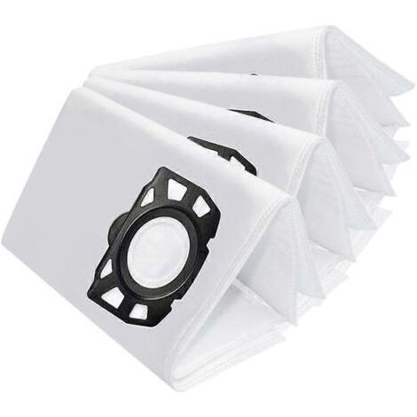 Convient aux aspirateurs Karcher WD4/WD5/MV4/MV5 avec filtre HEPA Easy Filter et sac à poussière non tissé (1/5)