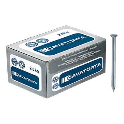 Chiodi Zincati Testa Piana Cavatorta 3,5 x 50 mm 2 kg Cavatorta