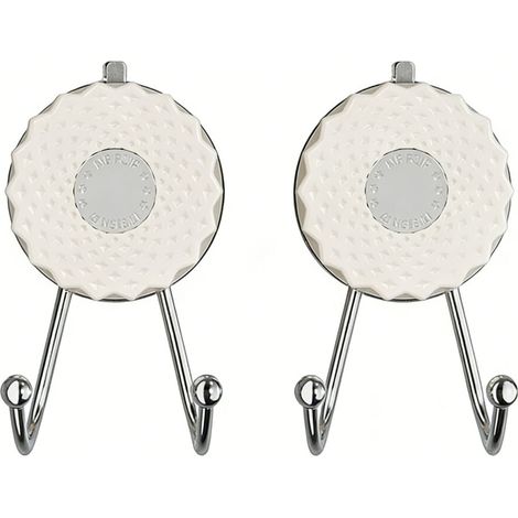 Gancio a ventosa per appendere utensili - Bianco latte