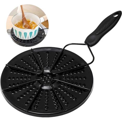 Plaque conductrice de chaleur ralentisseur de flamme plaque dissipateur de chaleur protège efficacement la casserole pour l'utilisation des outils (1/4)