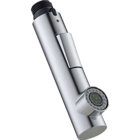 Faucet with pull-out spray head, replacement accessory, 2 spray settings, for kitchen sink (1/4)