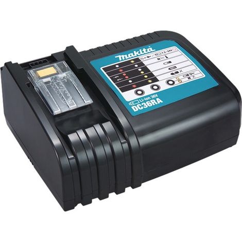 [NEUWERTIG] B-Ware Makita Ladegerät Schnellladegerät DC36RA 36Ah 230V 2,6A schwarz effizient 22min (1/2)