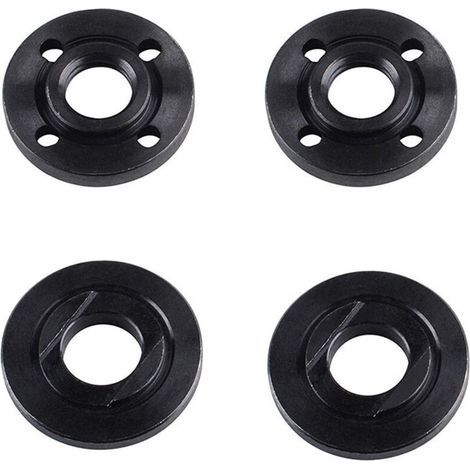 Dado flangiato per piastra di pressione per smerigliatrice angolare 125 5/8-11 / M14, set universale di piastre di pressione (6 coppie di piastre di pressione + 1 chiave) (1/4)