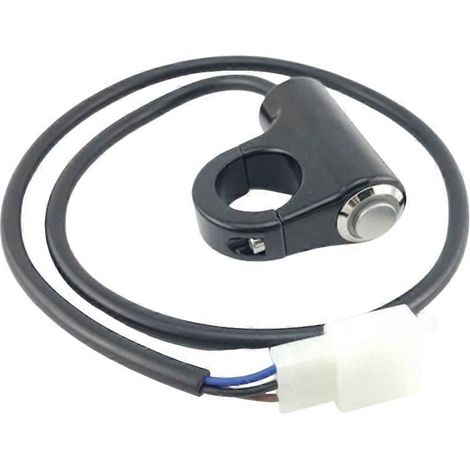 22-mm-Motorradscheinwerferschalter mit integriertem Druckknopf für den Lenker, kompatibel mit Elektromotorrädern. (1/5)