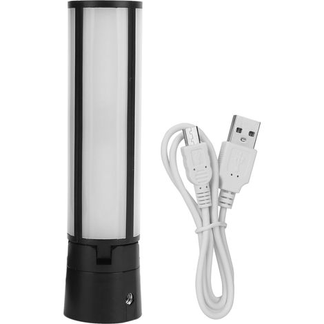 Lampe de bureau LED pliable avec support, 5 niveaux de luminosité pour streaming mobile et vidéos (1/5)