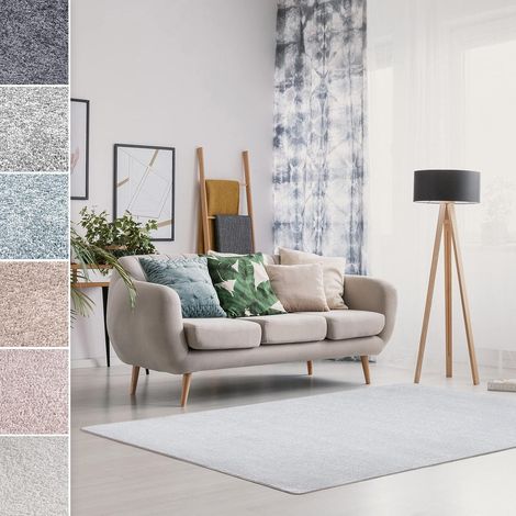 Tapis de Salon en velours Sundae, Argent 67 x 300 cm (1/5)