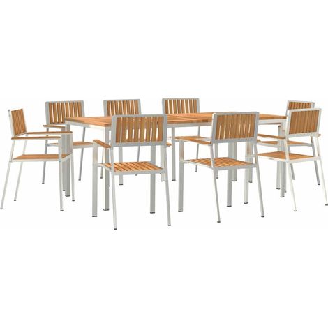 Maison Exclusive - Ensemble de repas extérieur 9 pcs