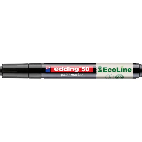Edding 50 EcoLine 4-50-001 Marqueur peinture noir 2 mm, 3 mm (1/5)