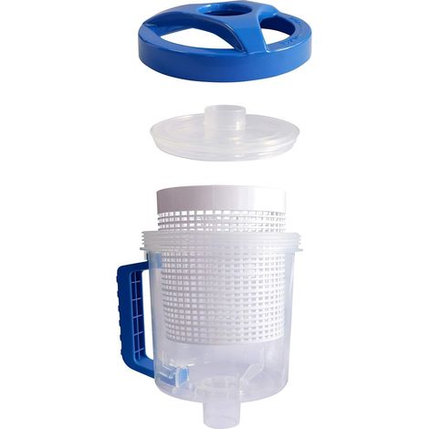 Hayward W560 and W530 leaf traps, W26705 and R211084 replacement filter baskets (white) (1/4)