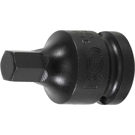 BGS Embout de force entraînement carré femelle 12,5 mm (1/2") hexagone femelle 10 mm - 5485-10