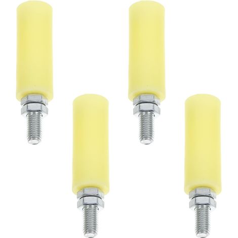 Roulettes de Guidage en Nylon 4 Pièces pour Portail Coulissant (1/5)