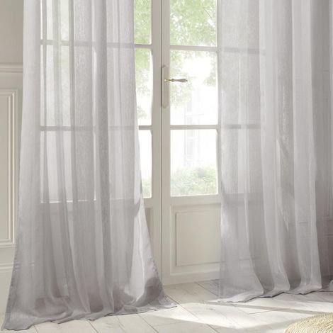 Rideau Voilage "Elsa" 140x240cm Gris