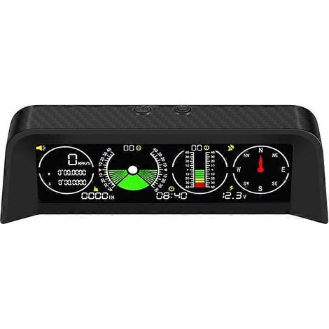 Compteur de vitesse GPS numérique électronique pour voiture X90 avec affichage tête haute et inclinomètre (1/5)