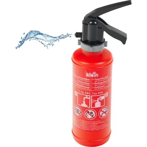 Extincteur avec Un réservoir de 0,5 l et Une Fonction de pulvérisation Dimensions : 10 cm x 6,5 cm x 26 cm Jouet pour Enfants à partir de 3 Ans (1/4)